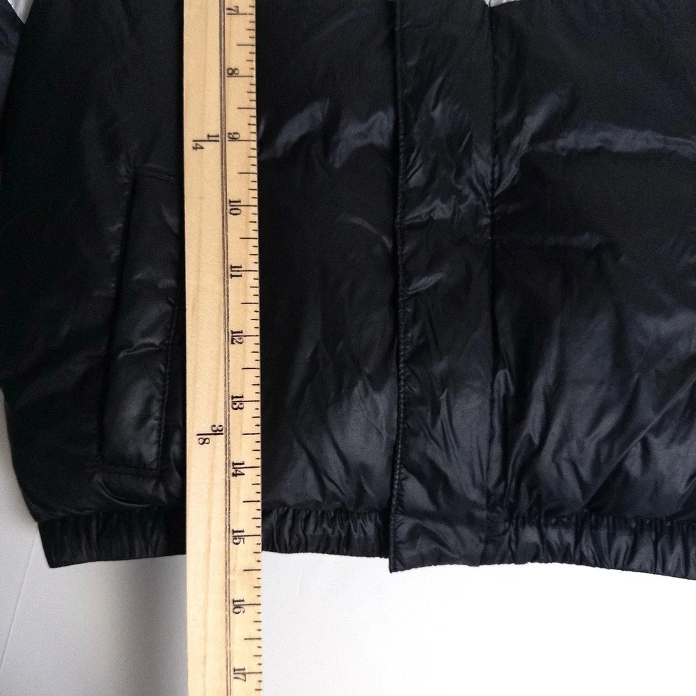 Polo Ralph Lauren Polo Bear Down Puffer Ski Jacket Silver Black Boys Sz‎ 3T